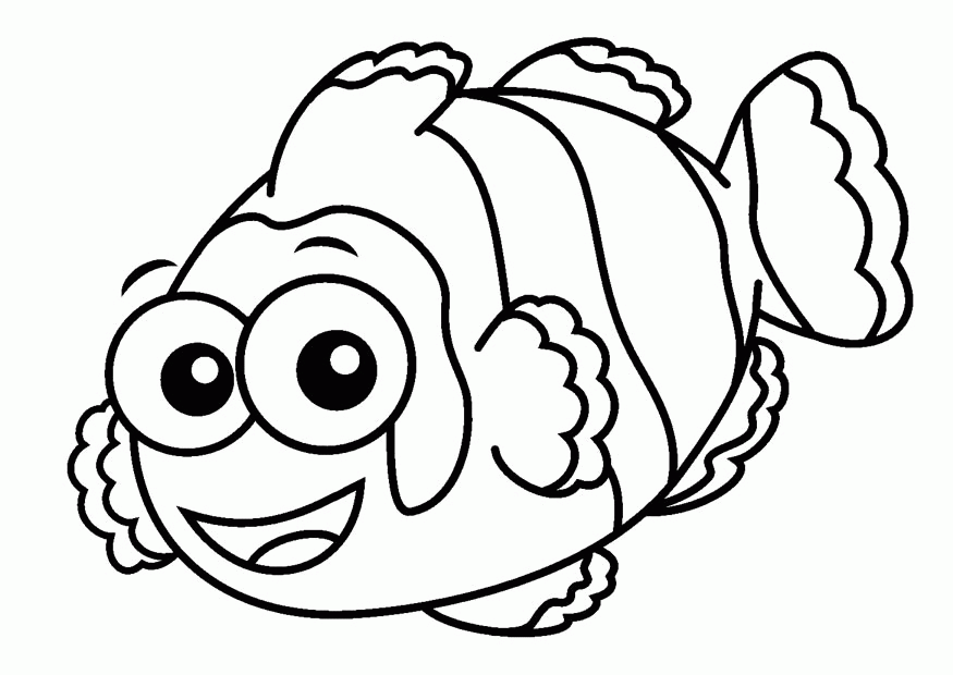 Kids Page: Fish Backrounds 231 Coloring Pages