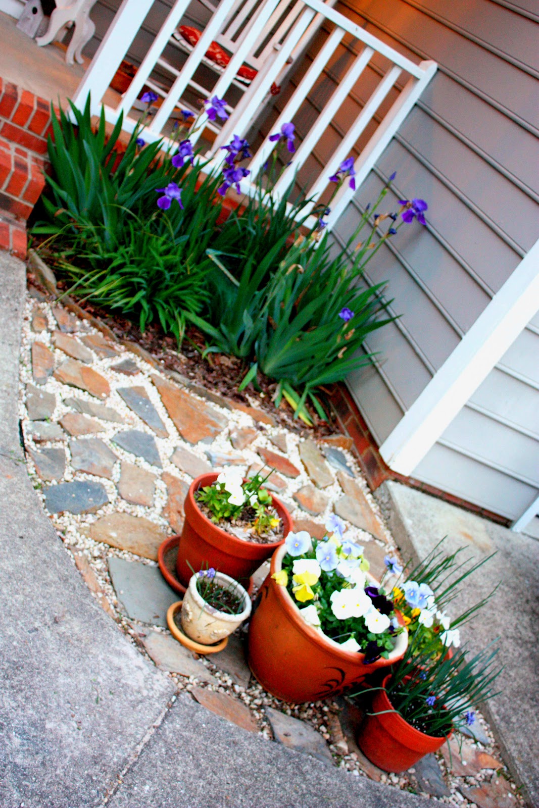 The Red Chair Blog Evolution of Our Front Door Garden