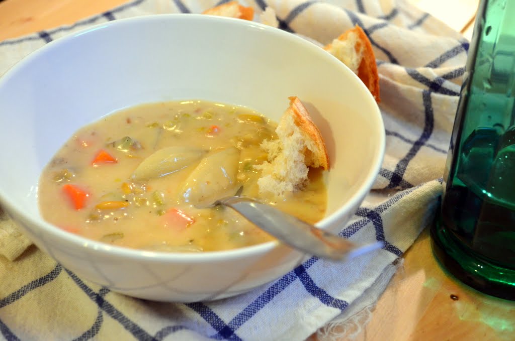The Flying Quiche Leftover Culinary Student Clam Chowder