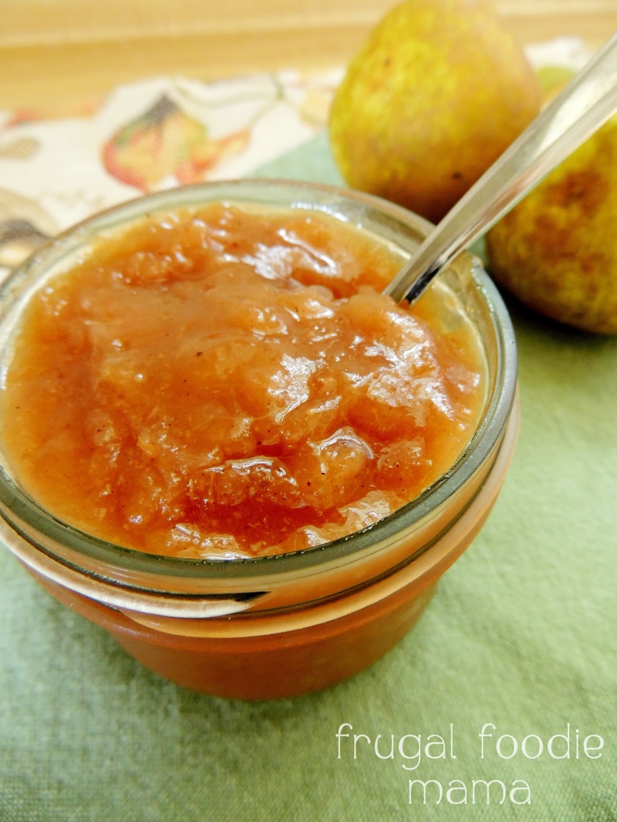 What is a recipe for pear butter?