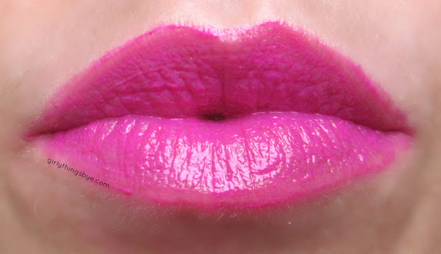Dirty Little Secret lipstick in Poison, swatch, @girlythingsby_e