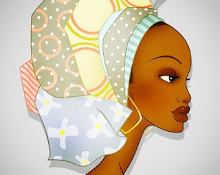 Mujer Africana Pintada