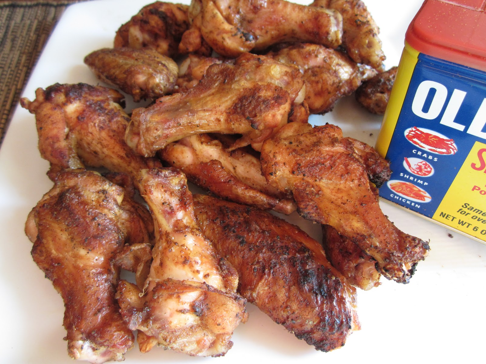 Cheese Please Old Bay Grilled Chicken Wings