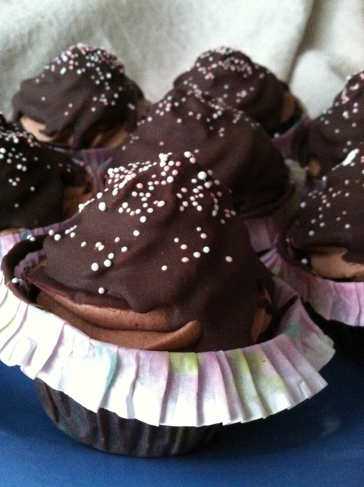 Julie Vision in the Kitchen Triple Chocolate Cupcakes