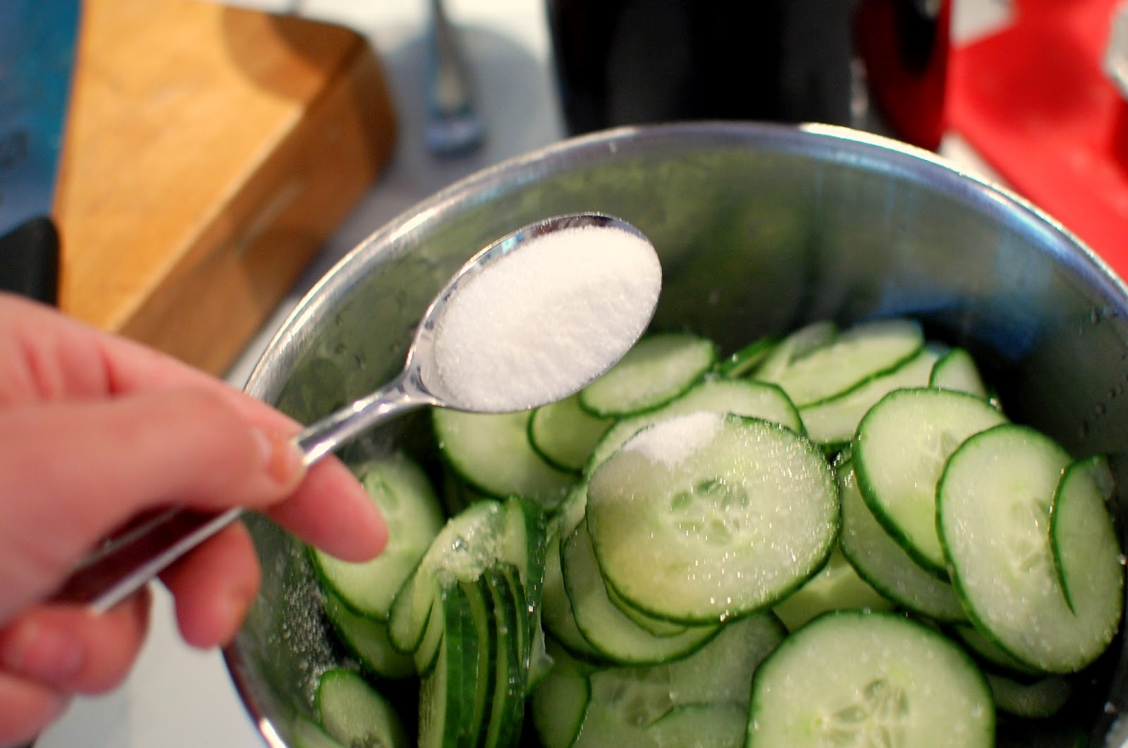 Reckless Abandon Asian Marinated Cucumbers