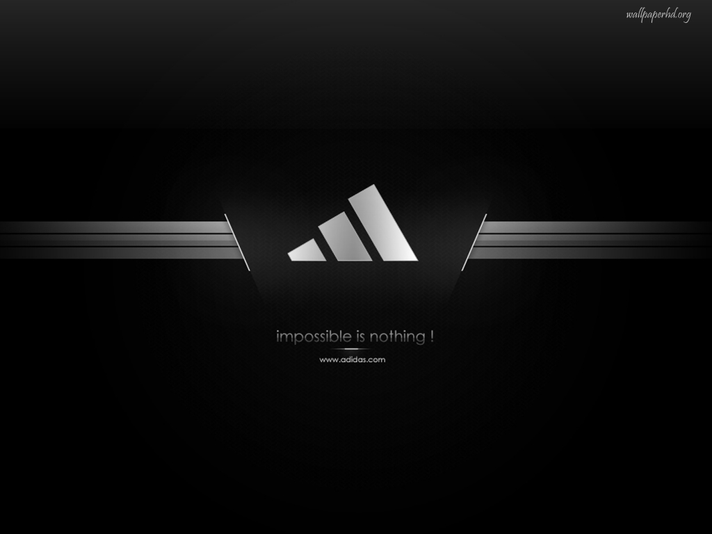 Adidas Logo Wallpaper Black