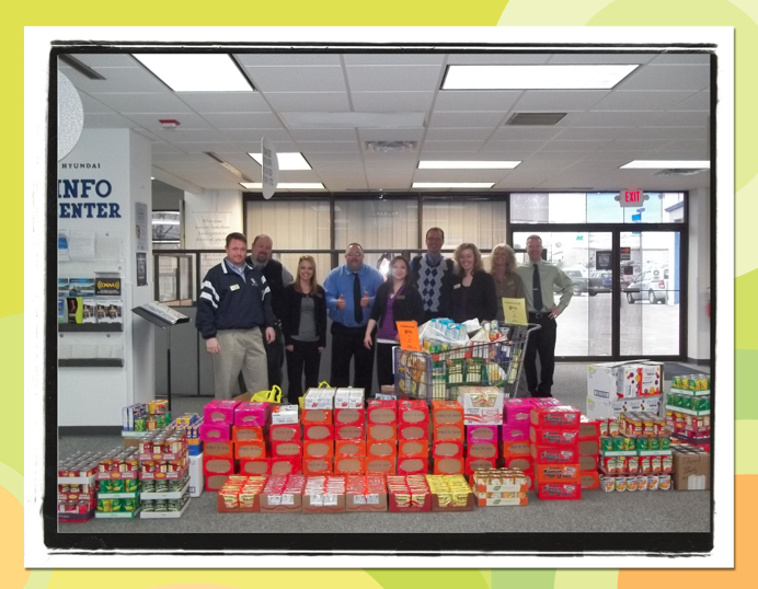 Van Horn Auto Group Blog Van Horn Hyundai Employee Food Drive is a