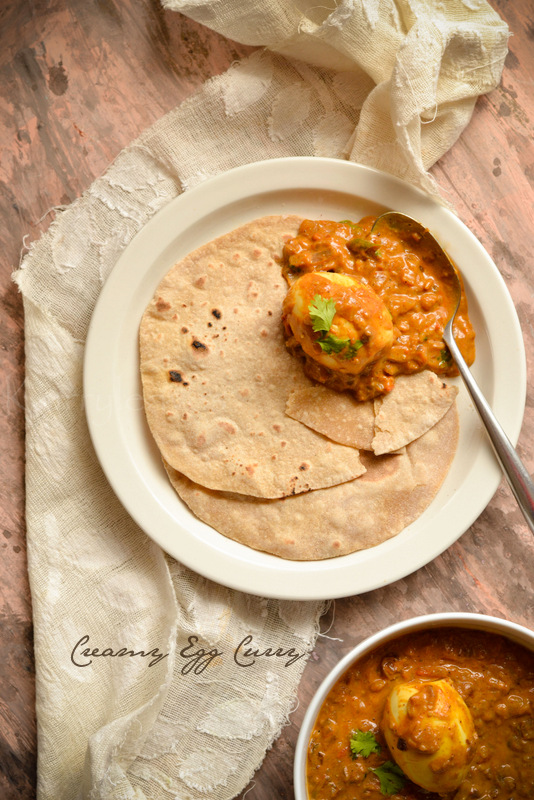 Creamy Egg Masala Egg Curry with Cashew nuts kurryleaves