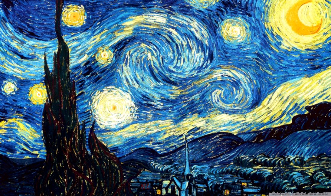 The Starry Night HD desktop wallpaper Widescreen High The Starry Night HD desktop wallpaper Widescreen High