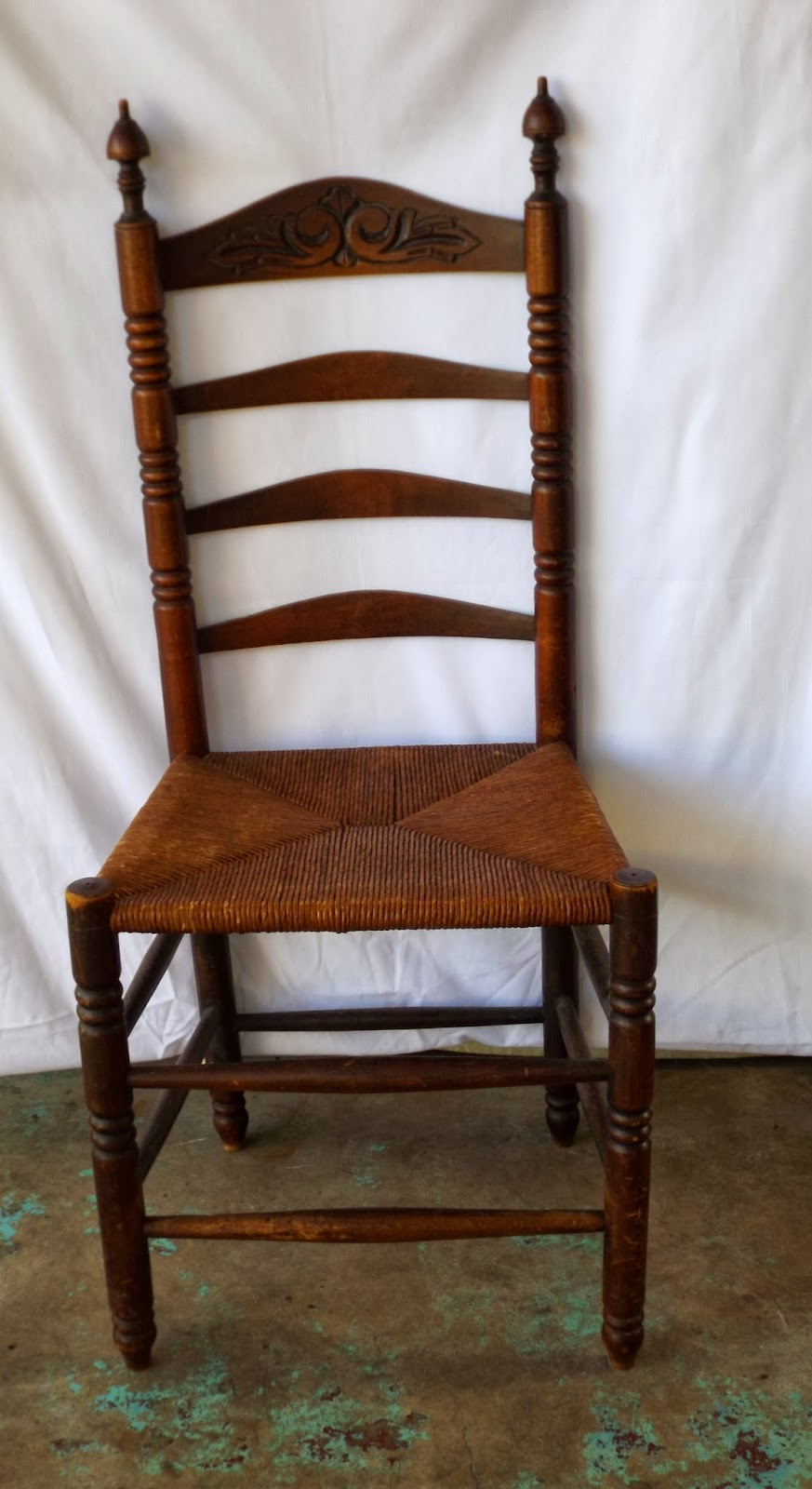 Still Stunning Vintage Resale Two Shaker Style Ladder Back Chair