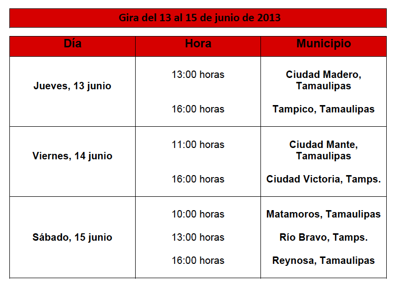 itinerario de actividades de l 243 pez obrador por el estado formato de itinerario de actividades