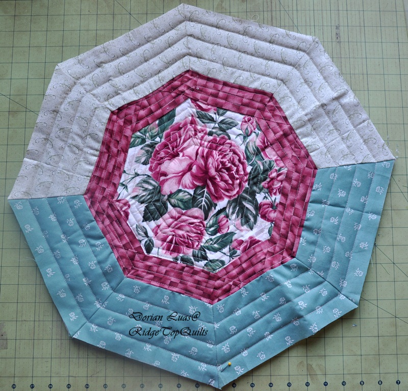 The Quilt and Needle Blog Octagonal table topper, part 2