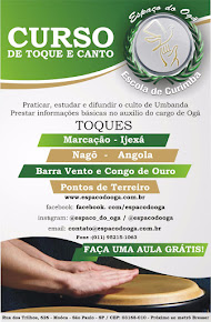 Curso de Curimba e Canto - Informações!