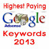 Highest Paying Google AdSense Keywords