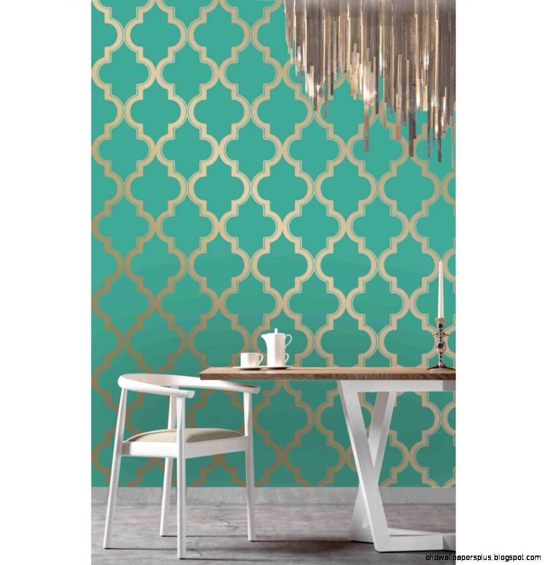Tempaper MARRAKESH Honey Jade Wallpaper Tempaper Designs Tempaper MARRAKESH Honey Jade Wallpaper Tempaper Designs