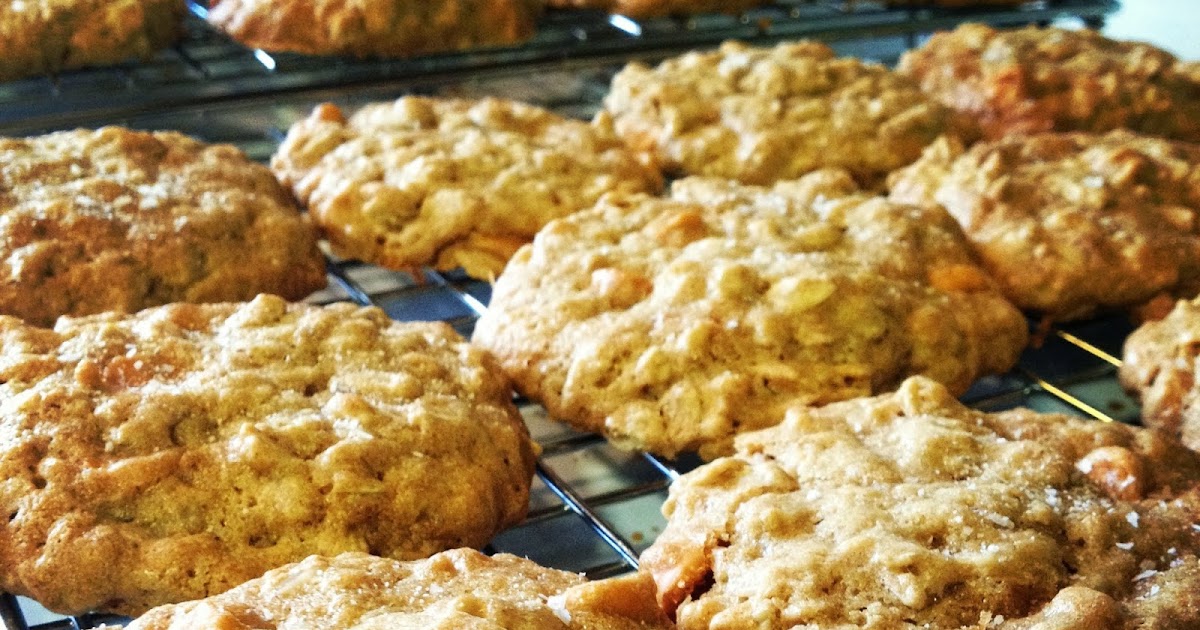 life law luck Sea Salt Butterscotch Oatmeal Cookies.