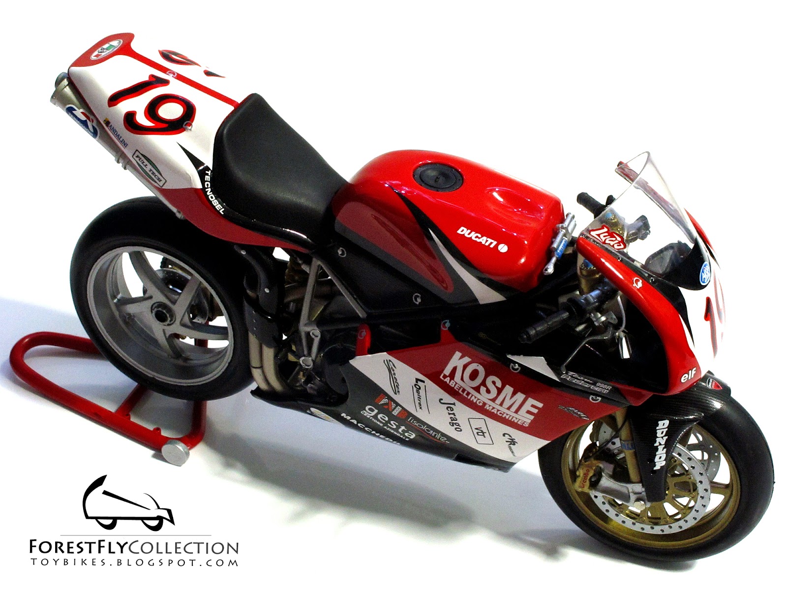 1:12 scale Ducati 998RS GP3 Lucio Pedercini