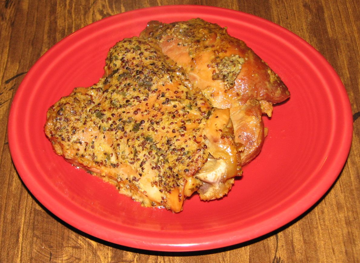 Shel's Kitchen Whole Grain Mustard and Tarragon Chicken