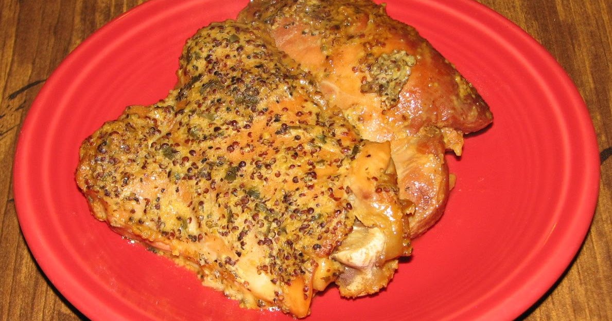 Shel's Kitchen Whole Grain Mustard and Tarragon Chicken