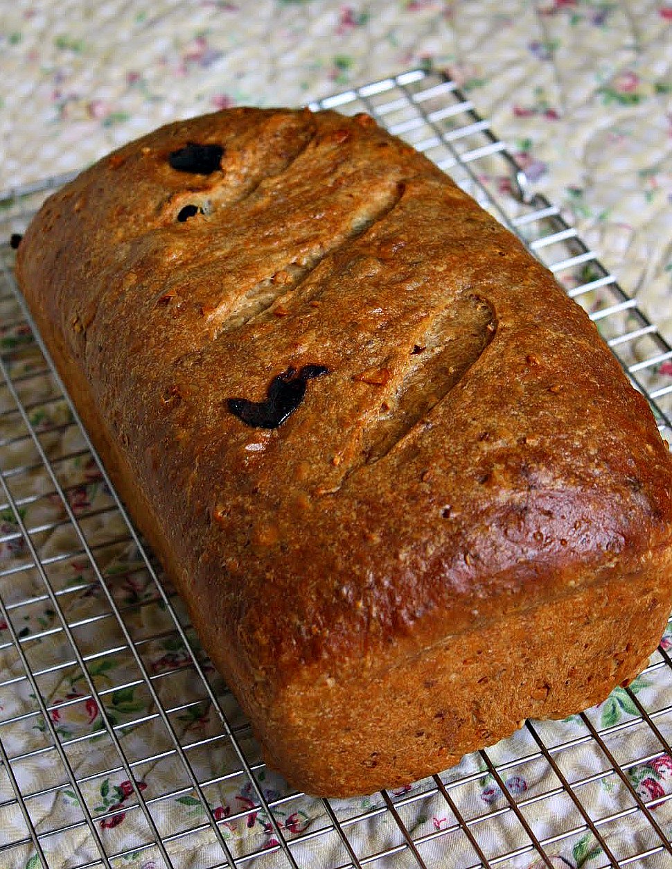 Jane's Sweets & Baking Journal Hearty Oatmeal Bread . . . with Walnuts
