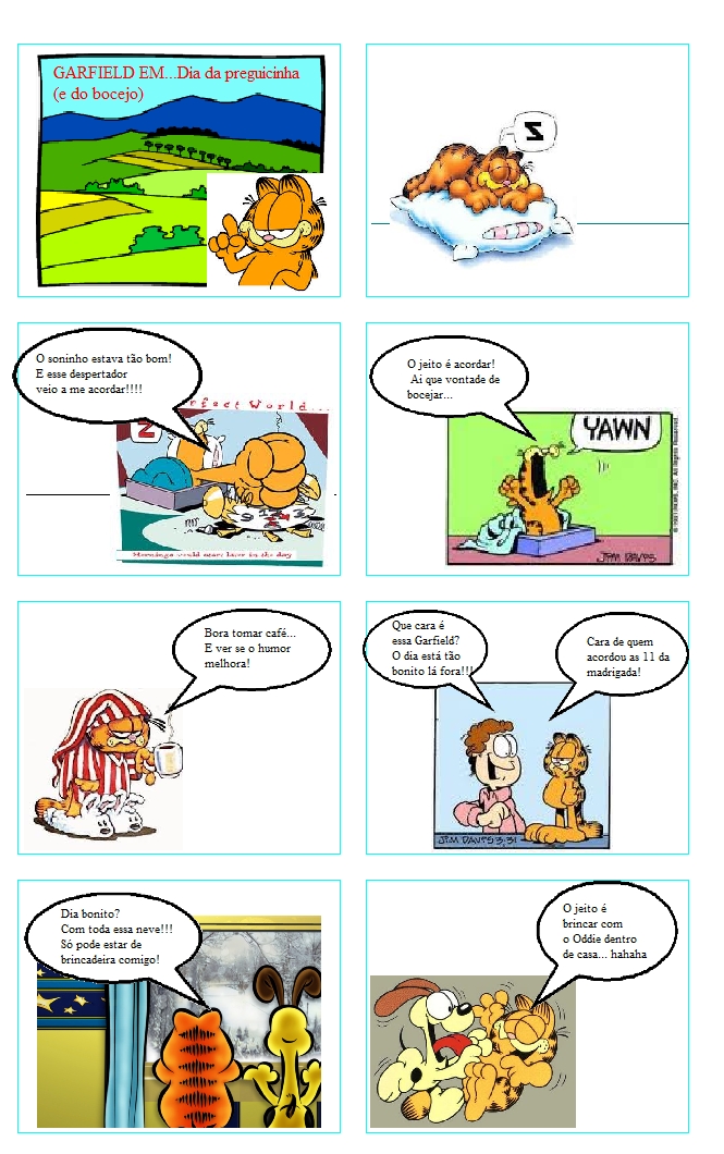 Por que bocejamos?: Garfield em... Dia da preguicinha (e do bocejo)