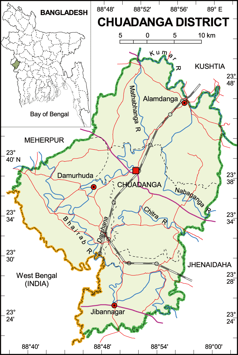 Bangladesh Delta Map