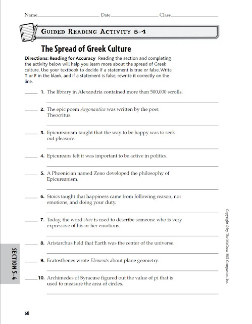 Mr. von Kamp's World Studies Class: September 2012