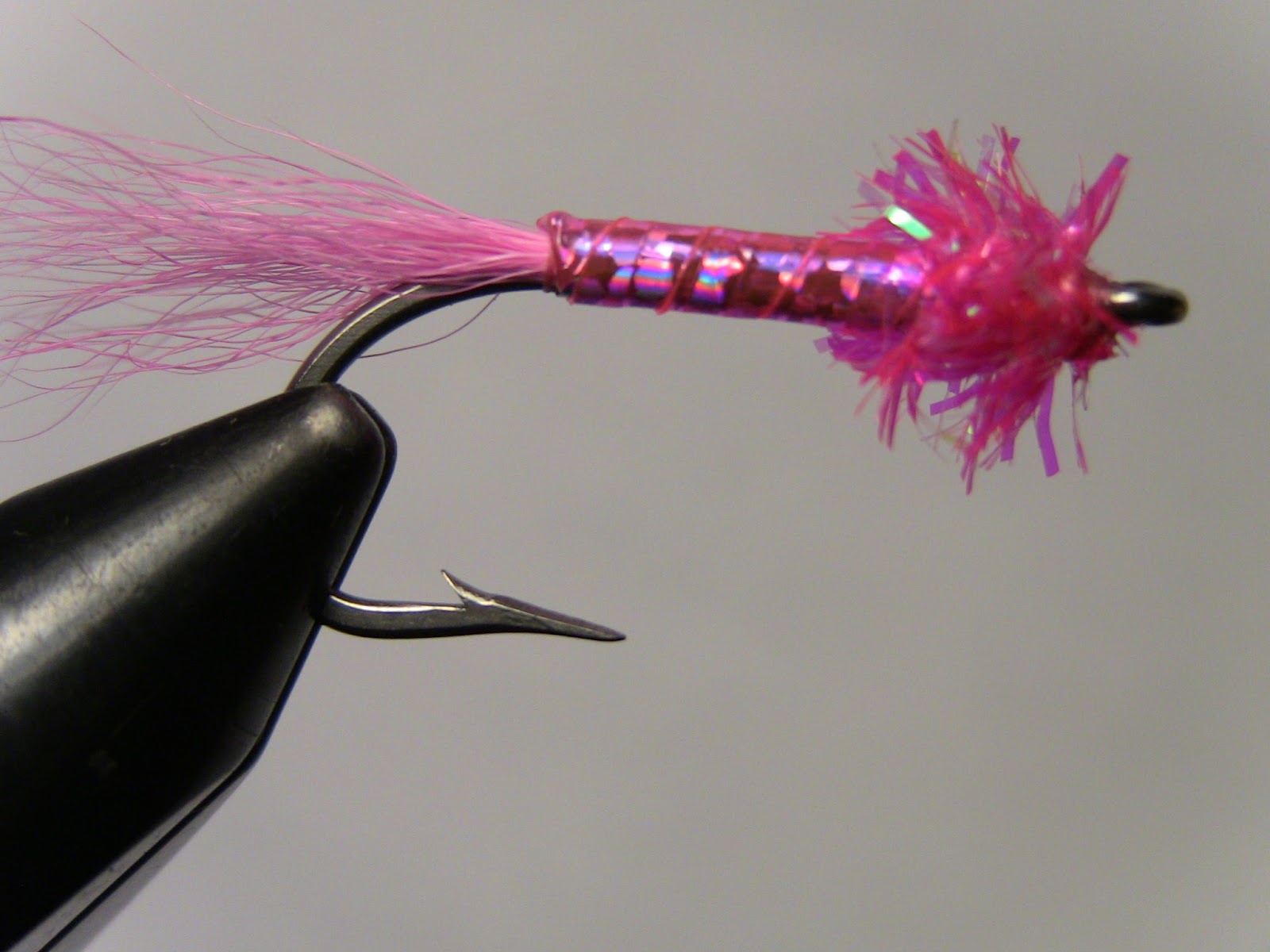 Tbar's Flies Fuzz Ball Pink Handlebar Pattern Step by Step