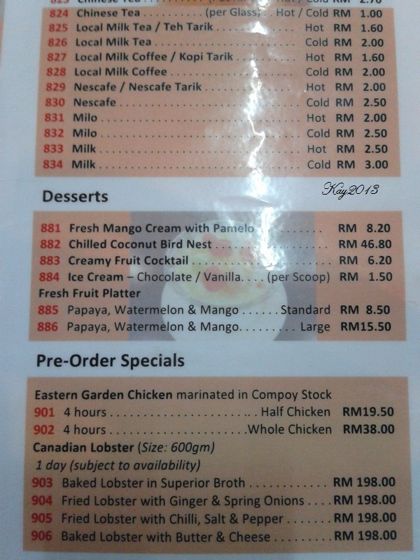 HotelsFoodsTravels...... Eastern Crab RestaurantPlaza Ampang City