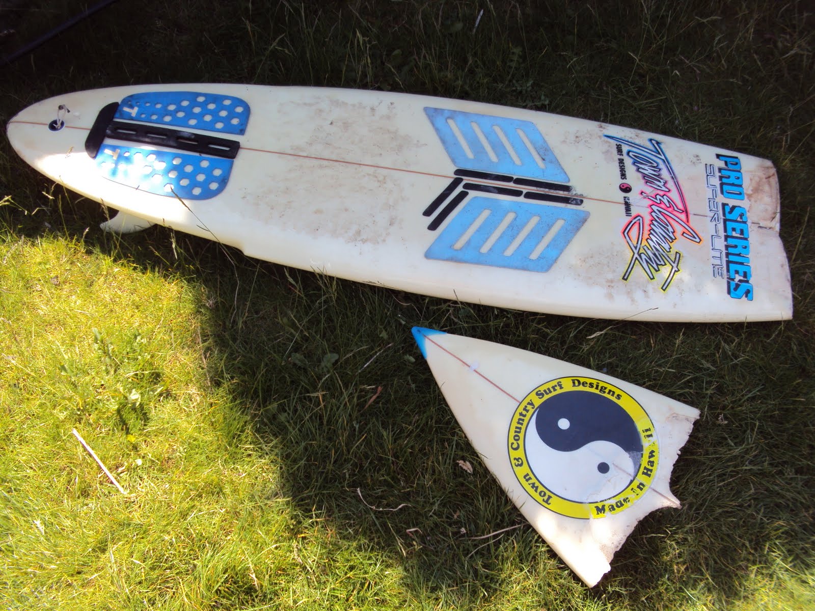 vintage surfboard collector UK: Occy and Aipa