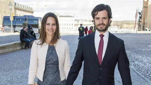 Crown Princess Victoria and Crown Prince Daniel of Sweden, Prince Carl Philip and Sofia Hellqvist, and Princess Madeleine and Christopher O’Neill, Princesses Estelle and Leonore