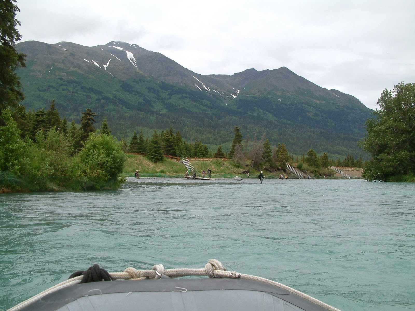Toy Hauling The USA 2008 July Cooper Landing, Rafting the Kenai River