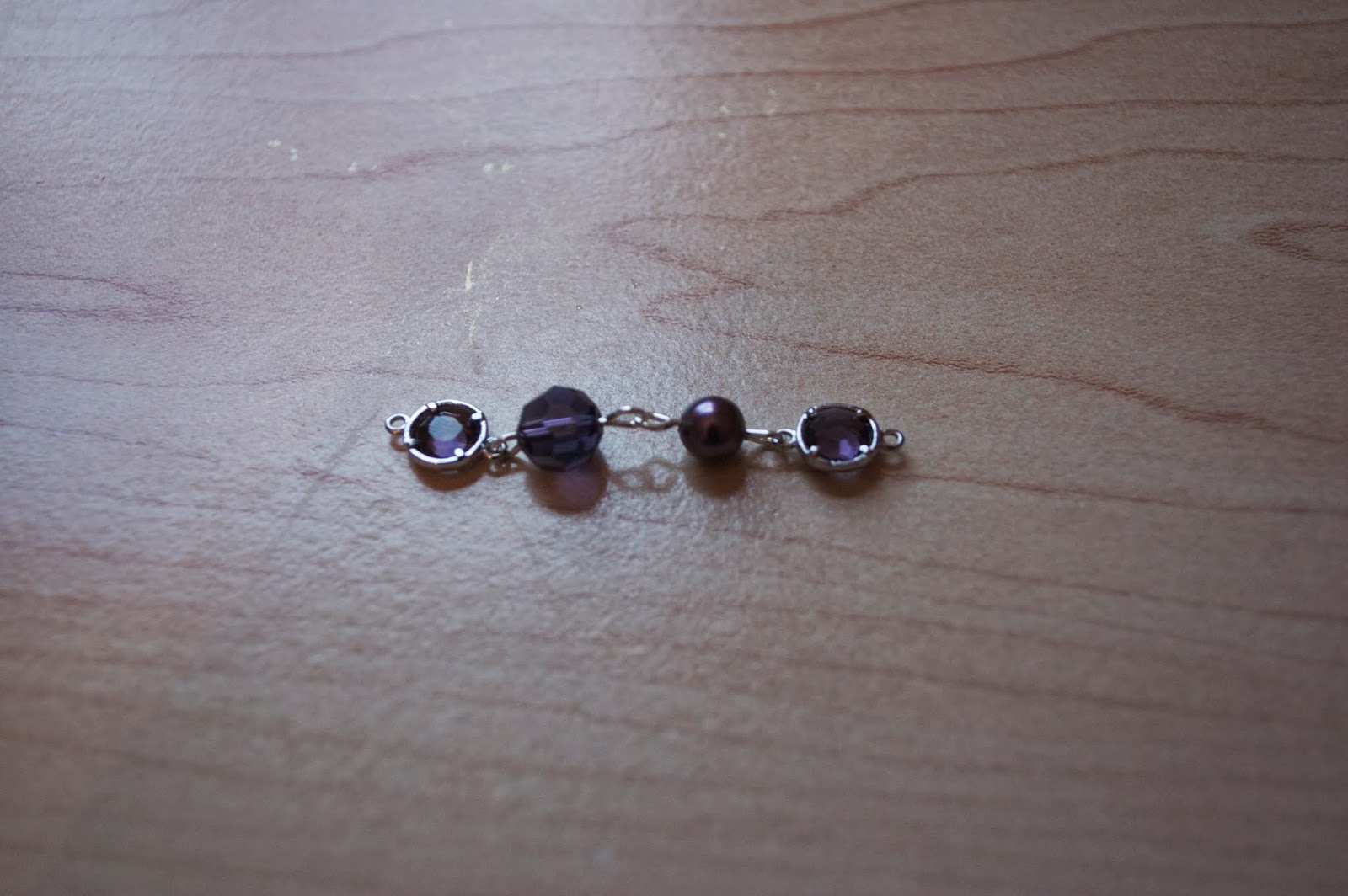 How to Make a Purple ThreeStrand Necklace My Girlish Whims