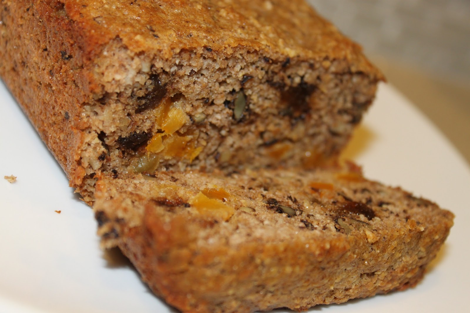 MamaEatsClean Wheat Belly Walnut Bread (with Apricots)
