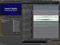 The audio editing and sweetening interface of Adobe Audition.