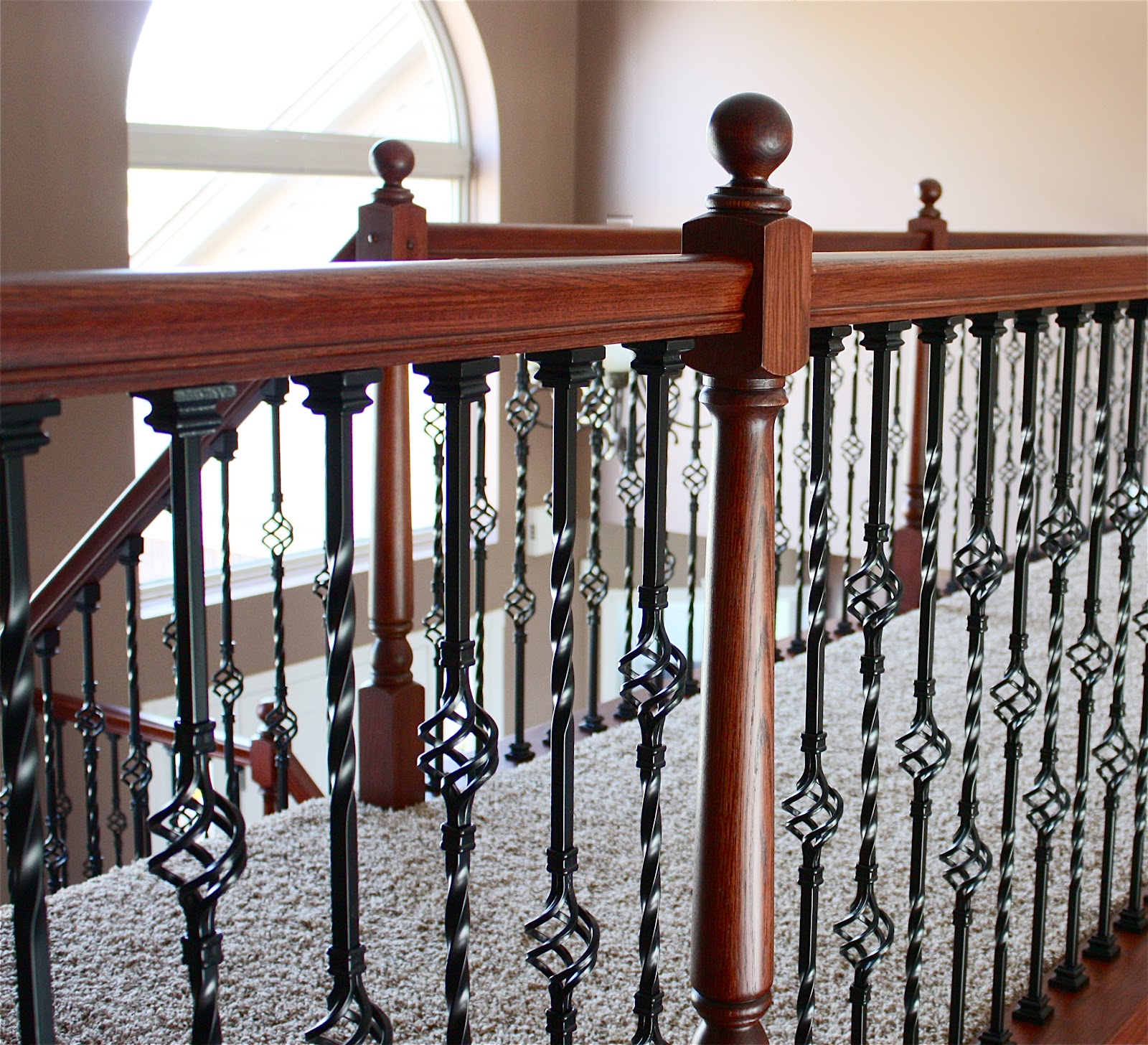 The Yellow Cape Cod Staircase MakeoverBefore and After