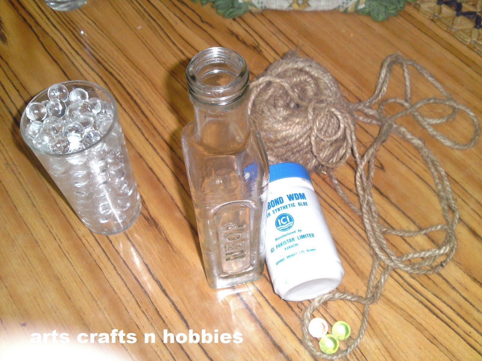 arts crafts n hobbies Empty Olive Oil Bottle Decore Tutorial