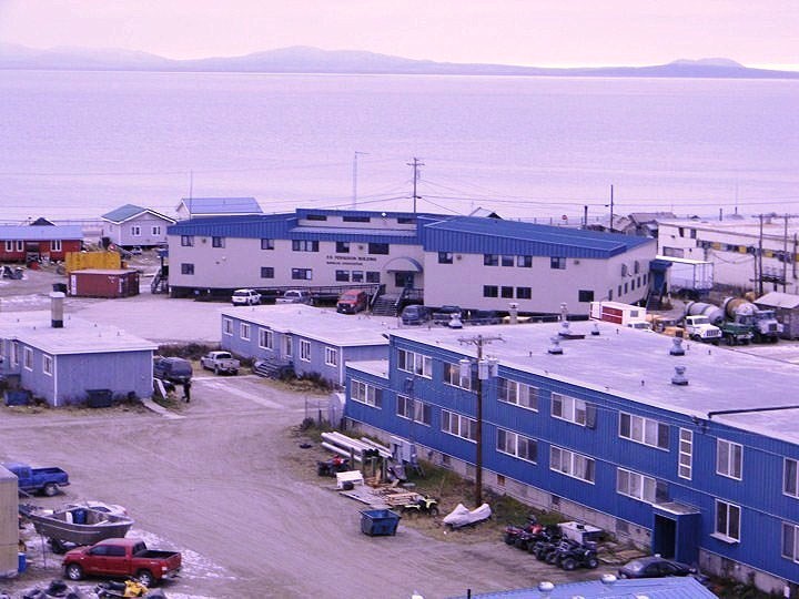 Ultima Thule Kotzebue, Alaska a mark in the Northwest Passage with a view to the Chukchi Sea