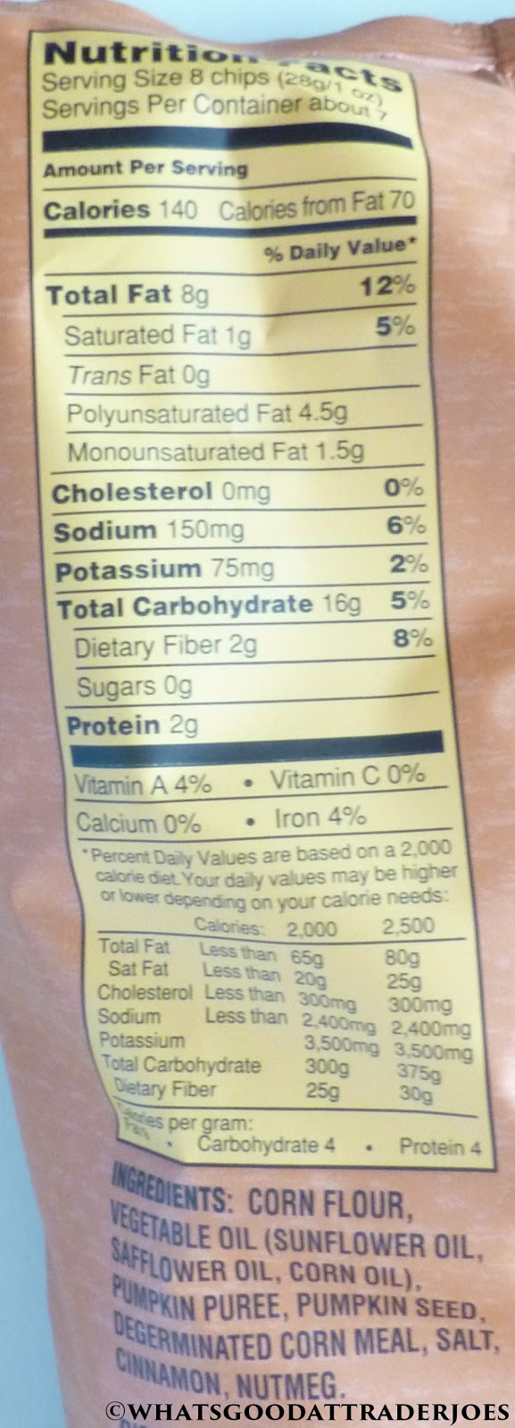 What's Good at Trader Joe's? Trader Joe's Pumpkin Tortilla Chips