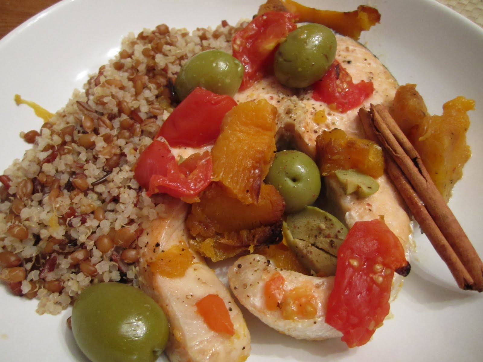 Moroccan tagine of salmon Food Moroccan