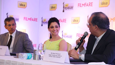 Tamannah at 60th Idea Filmfare Awards South Press Conference