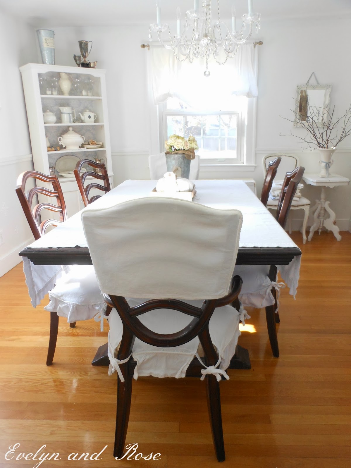 Evelyn and Rose Grey and Cream