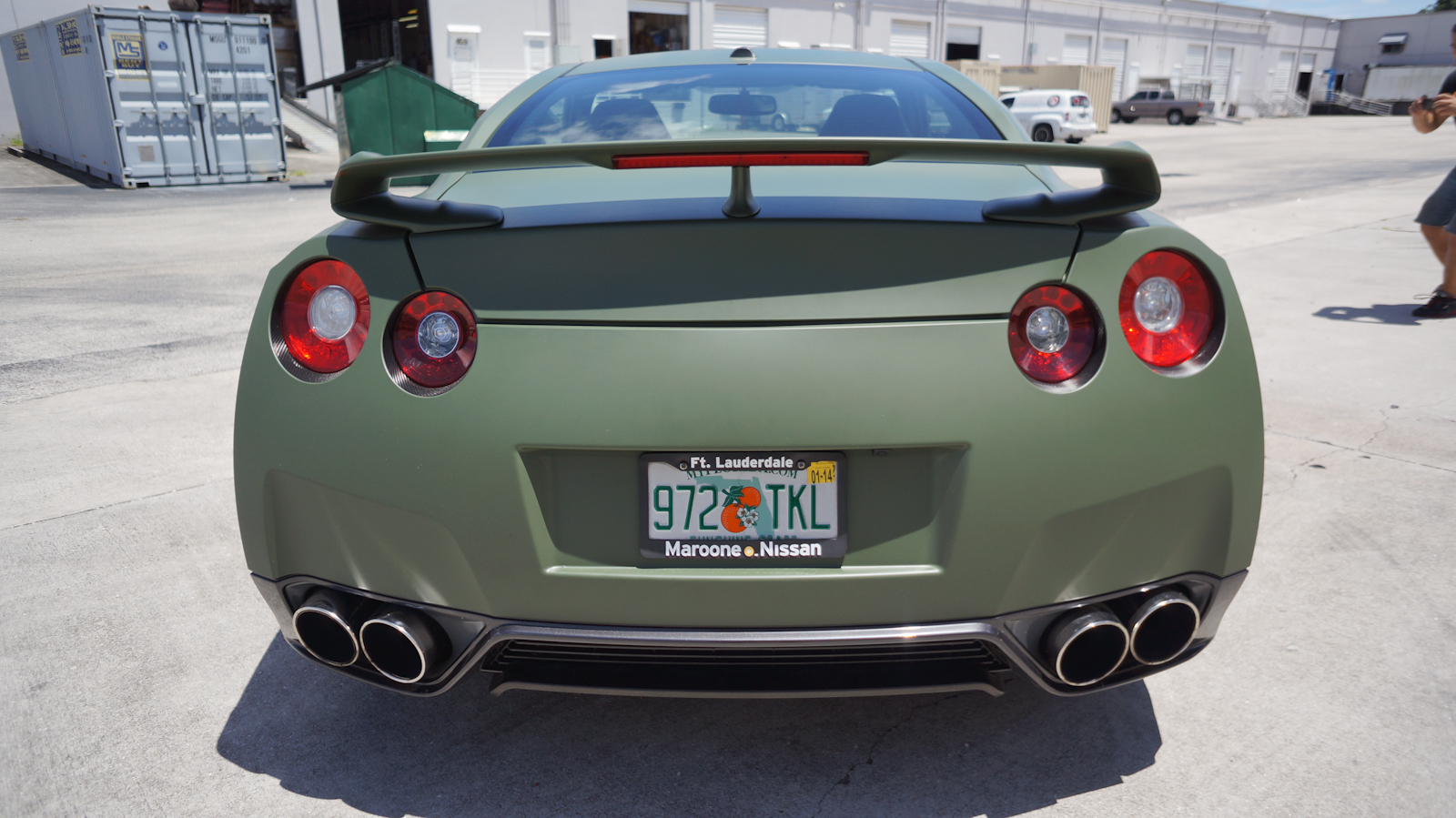 Nissan GTR Custom Matte Car Wrap Miami Florida Nissan GTR Custom Matte Car Wrap Miami Florida