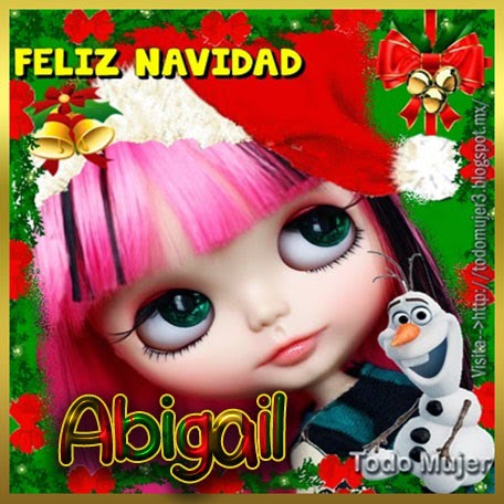 muñecas vestidas de navidad con nombres