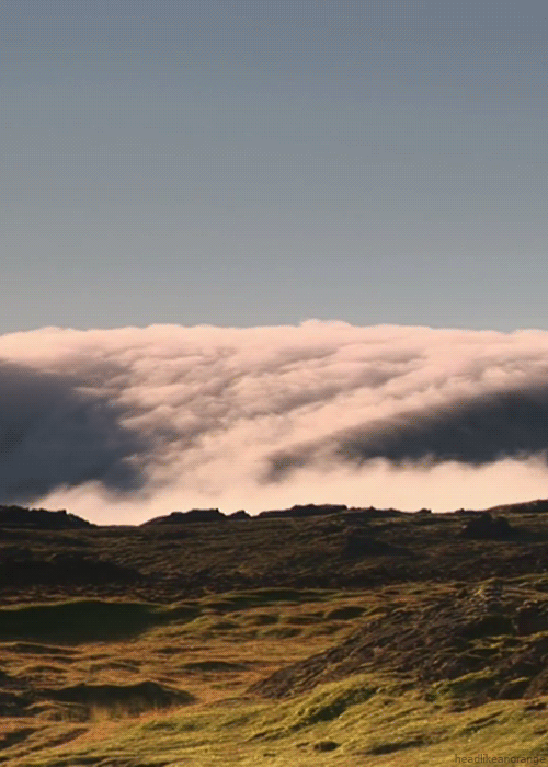 Ảnh động thiên nhiên đẹp - Ảnh mây bay