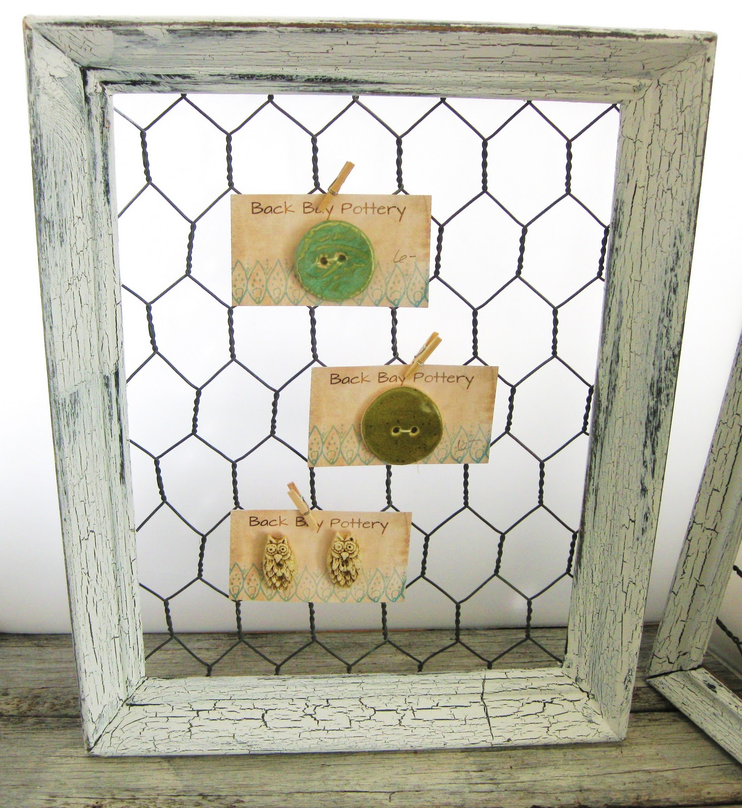 Back Bay Pottery Make a Shabby Chic Chicken Wire Frame
