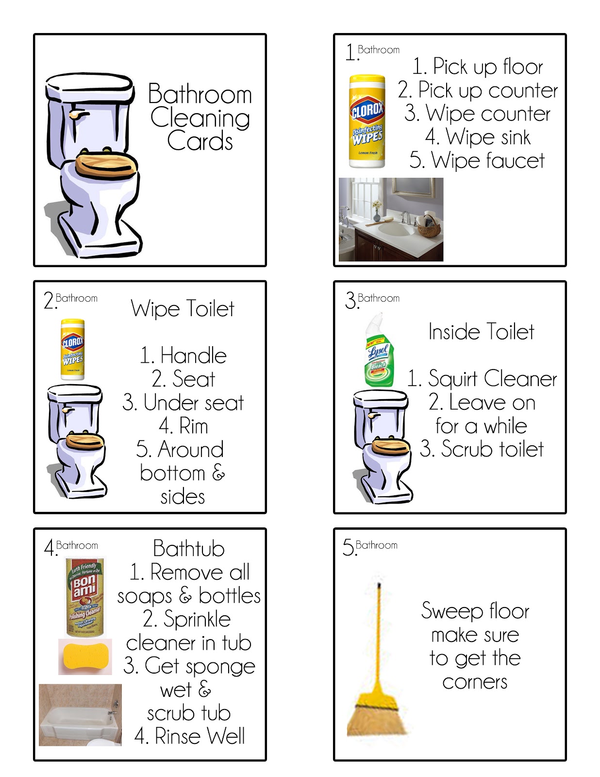 Chore Cards {Chore Flip Charts} Tips from a Typical Mom