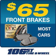 front brakes (Napa) installed $65 for most cars