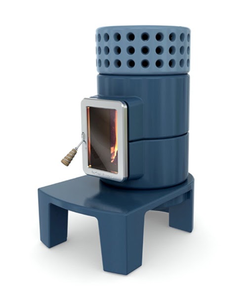 Best fireplace design ideas Ceramic round&cube wood/pellets stoves, Italy