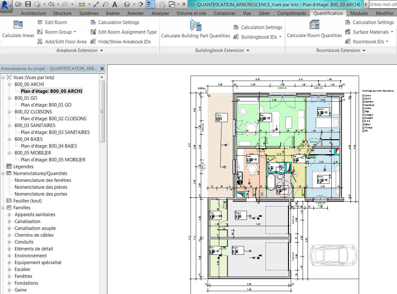 calcul surface a peindre